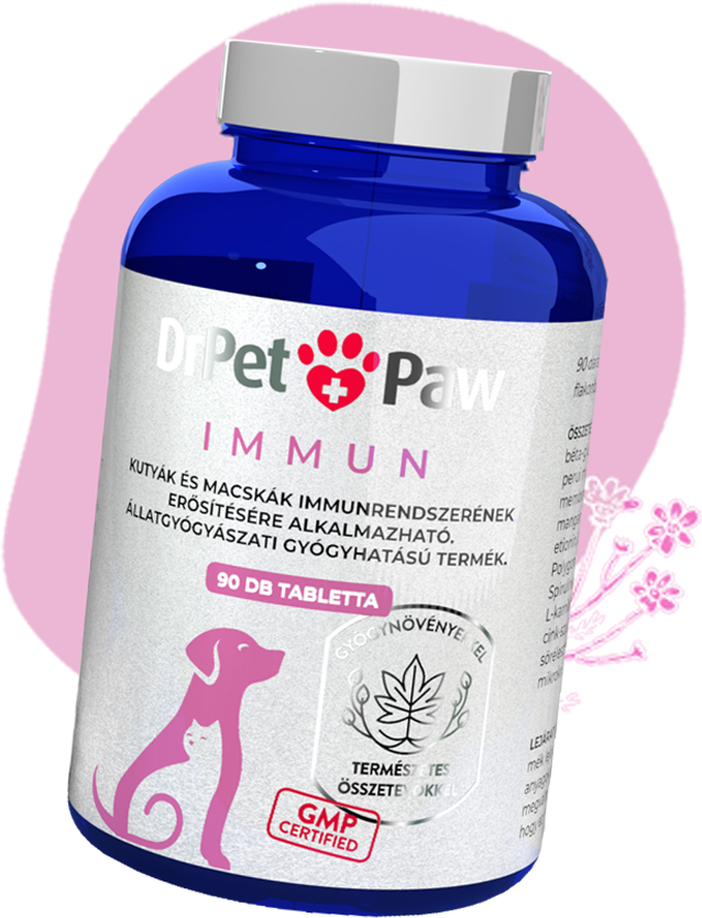 DrPetPaw kutya és macska vitaminok - immun