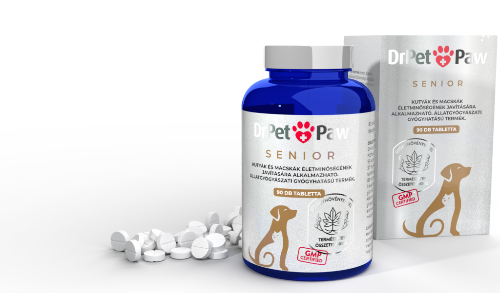 DrPetPaw kutya és macska vitaminok - senior